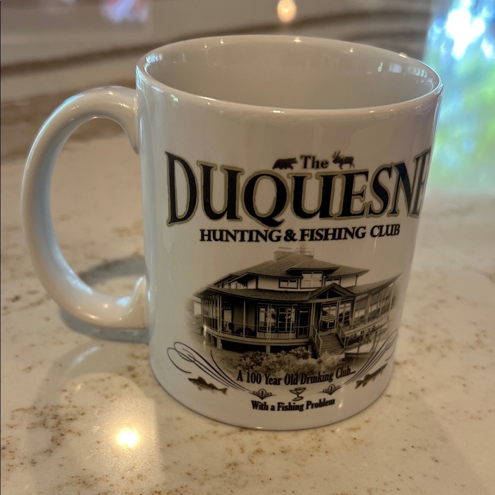The Duquesne
Hunting & Fishing Club White Coffee Mug - Picture 1 of 4
